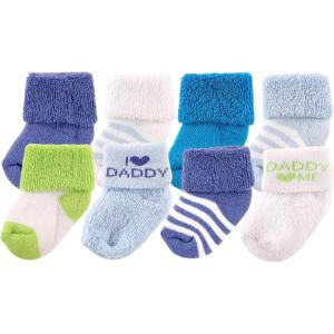 image:imageLuvable Friends Baby Newborn and Baby Terry SocksBlue Daddy