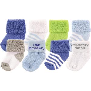 image:imageLuvable Friends Baby Newborn and Baby Terry SocksBlue Mommy