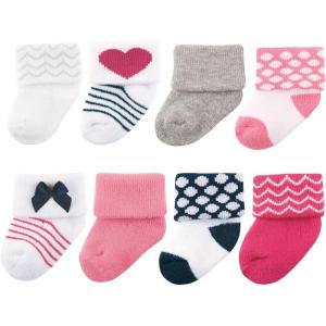 image:imageLuvable Friends Baby Newborn and Baby Terry SocksBow