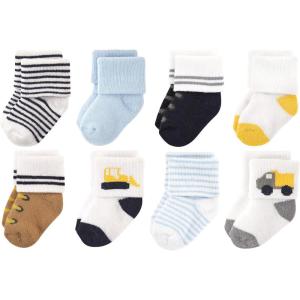 image:imageLuvable Friends Baby Newborn and Baby Terry SocksBulldozer