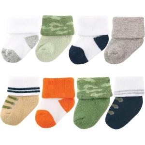 image:imageLuvable Friends Baby Newborn and Baby Terry SocksCamo