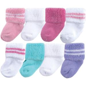 image:imageLuvable Friends Baby Newborn and Baby Terry SocksPink Gray