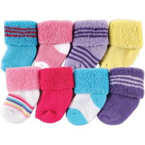 image:imageLuvable Friends Baby Newborn and Baby Terry SocksPink Purple