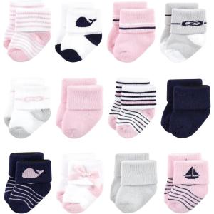 image:imageLuvable Friends Baby Newborn and Baby Terry SocksSailboat 12pack