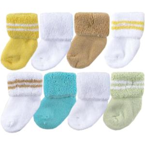 image:imageLuvable Friends Baby Newborn and Baby Terry SocksYellow Orange
