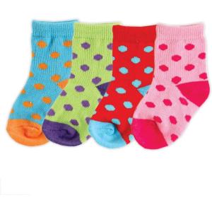 image:imageLuvable Friends Basic Crew Socks 4 Pack Pink 06 months