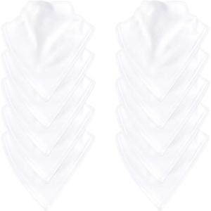 image:imageLuvable Friends Unisex Baby Cotton Bandana BibsWhite