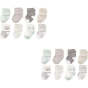 image:imageLuvable Friends Unisex Baby Crew Socks 6PackOwl 16piece