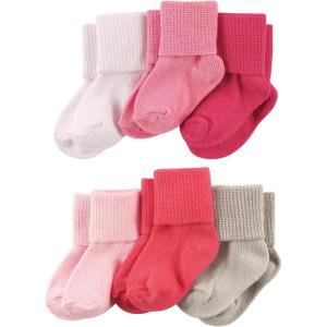 image:imageLuvable Friends Unisex Baby Newborn and Baby Socks SetCoral Pink