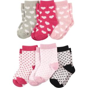 image:imageLuvable Friends Unisex Baby Newborn and Baby Socks SetHearts Dots