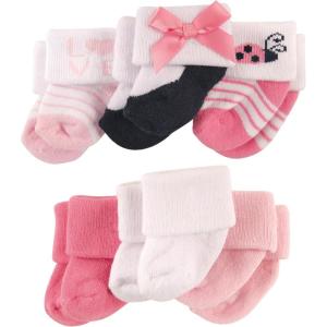 image:imageLuvable Friends Unisex Baby Newborn and Baby Socks SetLadybug