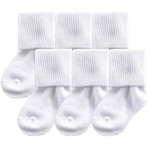 image:imageLuvable Friends Unisex Baby Newborn and Baby Socks SetWhite 6pack