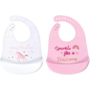 image:imageLuvable Friends Unisex Baby Silicone BibsSparkle Like a Unicorn