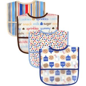 image:imageLuvable Friends Unisex BabyWaterproof PEVA BibsCookie