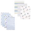 image:imageFlannel Receiving Blanket 7PackBoy PawsBlue Chevron