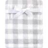 image:imageLuvable Friends Unisex Baby Coral Fleece Blanket Gray Plaid One SizeGray Plaid
