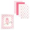 image:imagePlush Blanket with Sherpa Back amp Flannel Blanket 4PackBirdBirdies