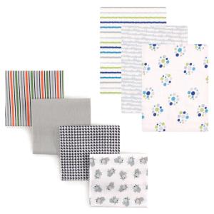 image:imageFlannel Receiving Blanket 7PackBoy PawsDog