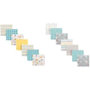 image:imageLuvable Friends Cotton Flannel Receiving Blankets ABC and Basic ElephantAbc