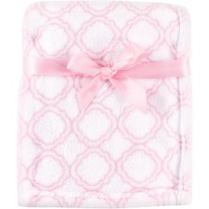 image:imageLuvable Friends Unisex Baby Coral Fleece Blanket Gray Plaid One SizePink Lattice