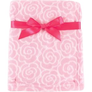 image:imageLuvable Friends Unisex Baby Coral Fleece Blanket Gray Plaid One SizePink Rose
