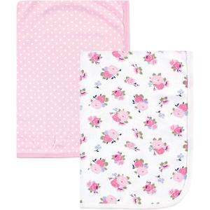 image:imageLuvable Friends Unisex Baby Cotton Swaddle Blanket Floral One SizeFloral