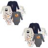 image:imageHudson Baby Unisex Baby Cotton LongSleeve BodysuitsForest 10piece