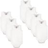 image:imageLuvable Friends Unisex Baby Cotton Sleeveless BodysuitsWhite