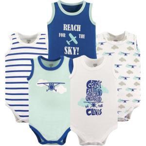 image:imageLuvable Friends Unisex Baby Cotton Sleeveless BodysuitsAirplane