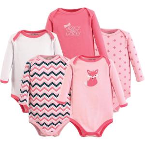 image:imageLuvable Friends babygirls Cotton Longsleeve BodysuitsFoxy