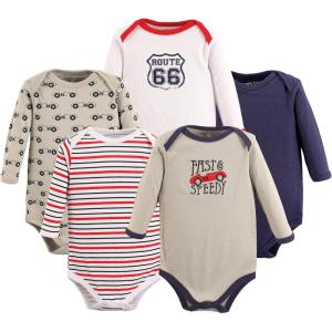 image:imageLuvable Friends babygirls Cotton Longsleeve BodysuitsSpeedy