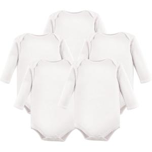 image:imageLuvable Friends babygirls Cotton Longsleeve BodysuitsWhite