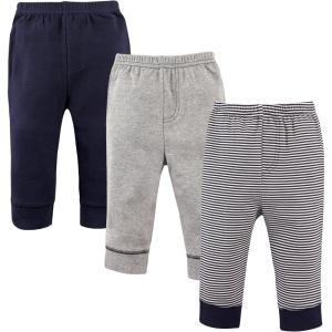 image:imageLuvable Friends Unisex 3 Pack Tapered Ankle Pants Navy Stripes 1824 Months