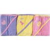 image:imageLuvable Friends 3Pack Applique Hooded Towels PinkPink