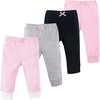 image:imageLuvable Friends Basics Unisex Baby Comfy Cotton Pants 4PackBlush Pink Stripes