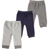 image:imageLuvable Friends Basics Unisex Baby Everyday Cotton Pants 3PackOcean Blue
