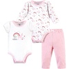 image:imageLuvable Friends Unisex Baby Cotton Bodysuit and PantRainbow Unicorn