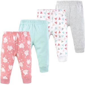 image:imageLuvable Friends Basics Unisex Baby Comfy Cotton Pants 4PackBlush Elephant Journey
