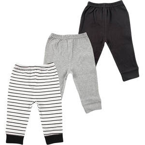 image:imageLuvable Friends Basics Unisex Baby Everyday Cotton Pants 3PackMidnight Adventure Stripes