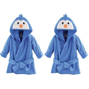 image:imageLuvable Friends Unisex Baby Cotton Animal Face Bathrobe Boy Penguin One SizeBoy Penguin