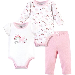 image:imageLuvable Friends Unisex Baby Cotton Bodysuit and PantRainbow Unicorn