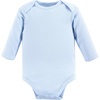 image:imageLuvable Friends Unisex Baby Cotton BodysuitsBlue Longsleeve