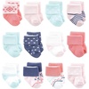 image:imageLuvable Friends Basics Unisex Baby Cozy Terry Baby Sock 12Pack Desert Bloom Aztec 612 Months