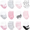 image:imageLuvable Friends Basics Unisex Baby Cozy Terry Baby Sock 12Pack Pink Pointe 06 Months