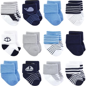 image:imageLuvable Friends Basics Unisex Baby Cozy Terry Baby Sock 12Pack Oceanic Wonders 06 Months
