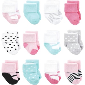image:imageLuvable Friends Basics Unisex Baby Cozy Terry Baby Sock 12Pack Sweet Mary Jane 06 Months