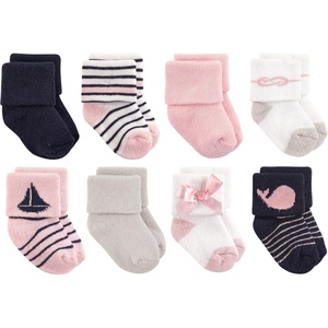 image:imageLuvable Friends Basics Unisex Baby Cozy Terry Socks 8PackOceanic Charm