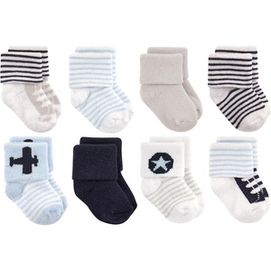 image:imageLuvable Friends Basics Unisex Baby Cozy Terry Socks 8PackSky Adventures