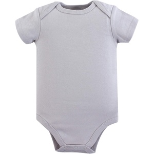 image:imageLuvable Friends Cotton Bodysuits 1 Pack Gray 1218 Months