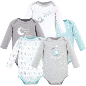 image:imageLuvable Friends babygirls Cotton Longsleeve BodysuitsBoy Basic Elephant